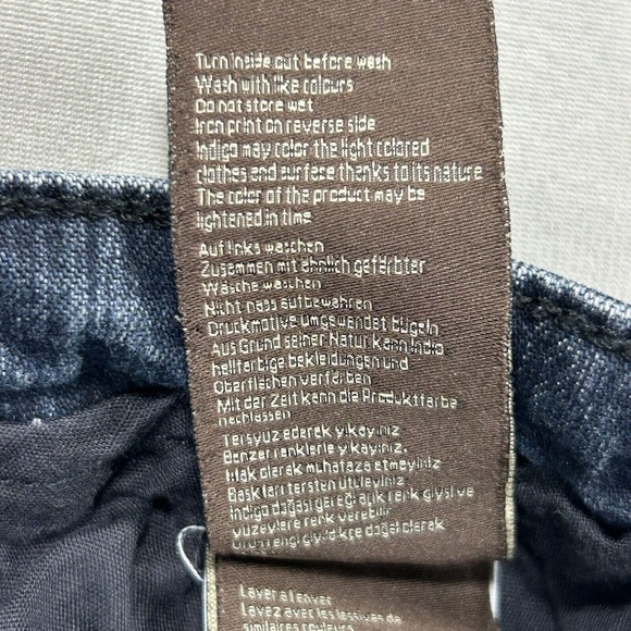 34 Heritage Jeans Men's 42x34 Blue Medium Wash Denim Straight Leg Measures 38x29 - Picture 11 of 14